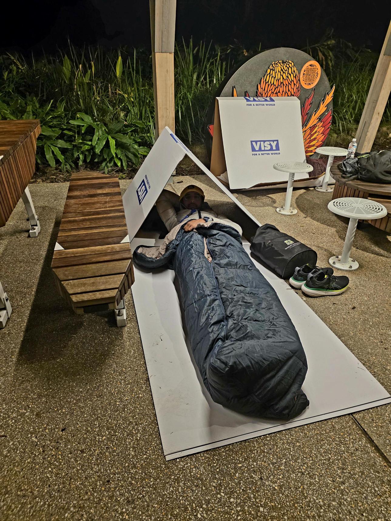 Back for our third year - The Vinnies CEO Sleepout - Helping Solutions